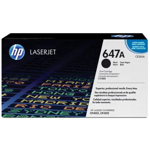 Toner czarny HP 647A / CE260A